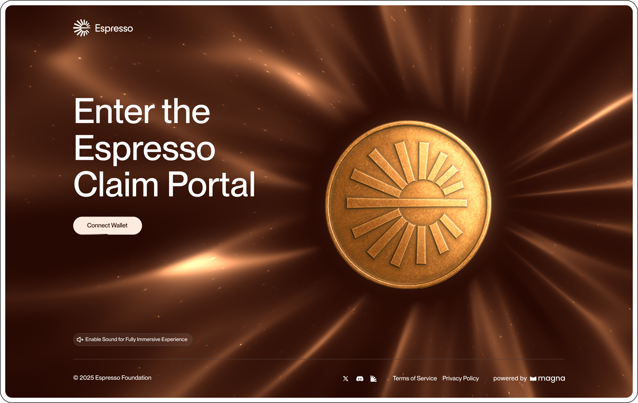 Espresso Whitelabel Claim Portal